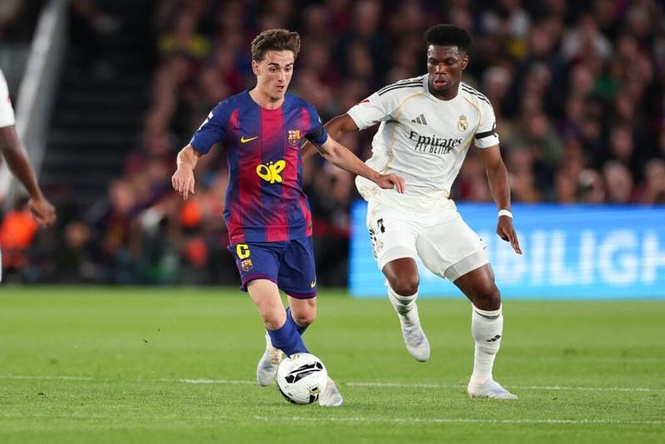 Image from: Why Pablo Gavi thinks Aurelien Tchouameni shouldn’t have played in El Clasico after Fede Valverde fight