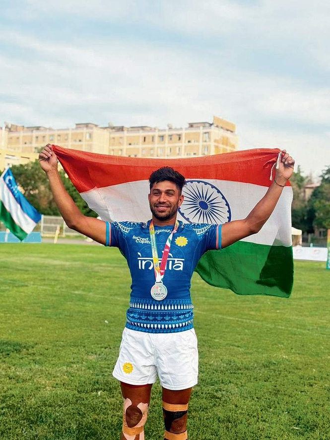 Image from: Fatehgarh Sahib student shines in global rugby meet