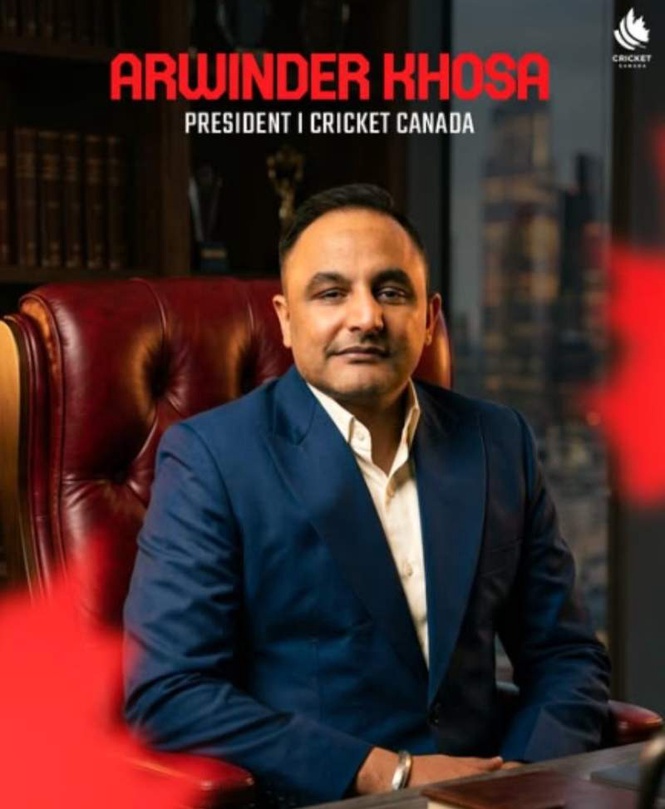 Image from: Gunshots fired at house of Cricket Canada chief Arvinder Khosa