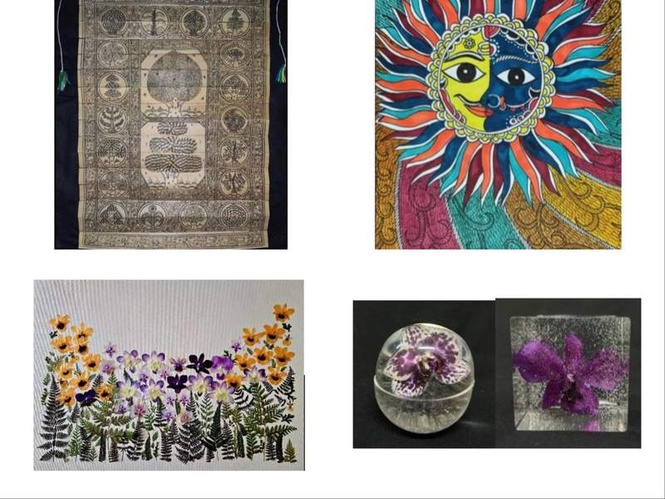 Image from: From Orchid painting to Palm-leaf Pattachitra: PM Modi presents India's rich art to Norway's royalty and PM
