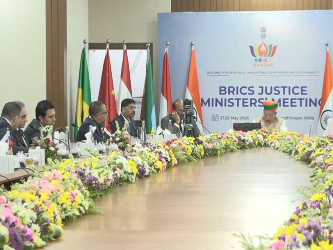 Image from: India hosts BRICS Justice Ministers' Meet; members express consensus on strengthening mediation, arbitration