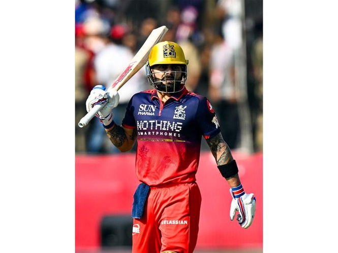 Image from: Kohli credits Dravid, Rathour for helping him rediscover joy in cricket after leadership burden