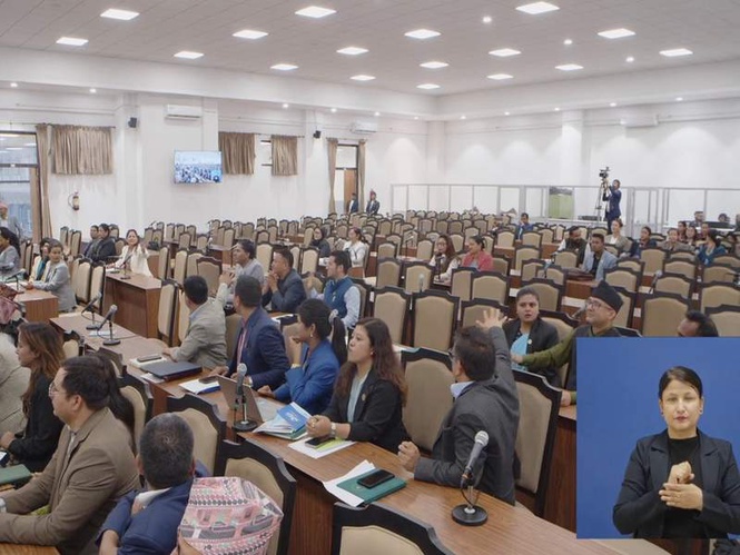 Image from: Nepal opposition disrupts Parliament, demands PM Balen Shah’s resignation over accountability