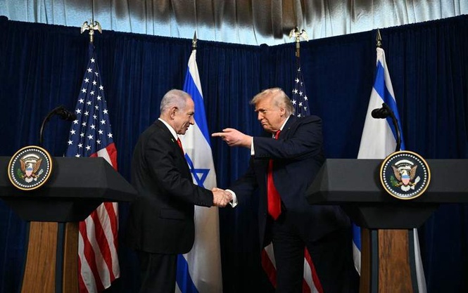 Image from: Benjamin Netanyahu will do 'whatever I want him to do', says Donald Trump after crunch phone call