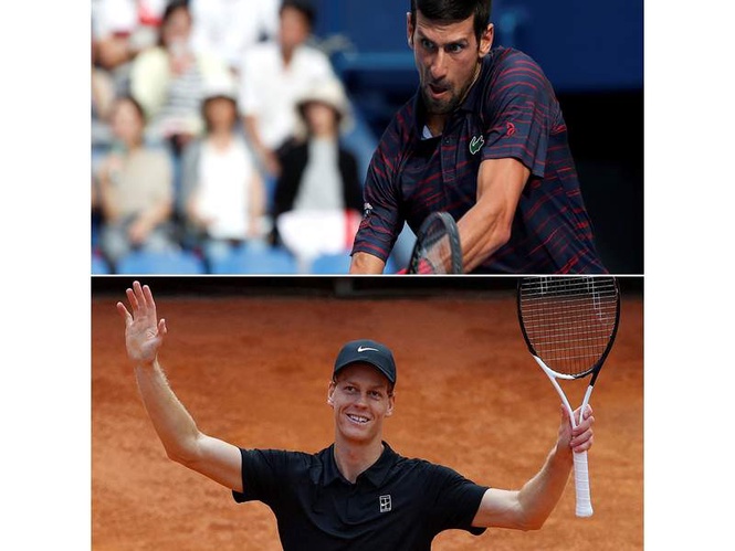 Image from: Sinner, Djokovic in opposite halves of French Open draw