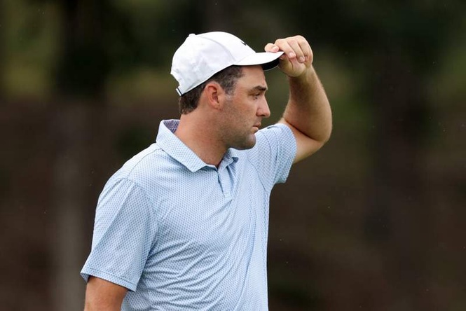 Image from: Scottie Scheffler describes what it was like playing with Brooks Koepka at the CJ CUP Byron Nelson