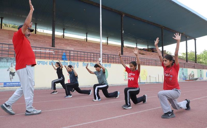 Image from: The Tribune special: Girls chasing sporting dreams to fight off poverty