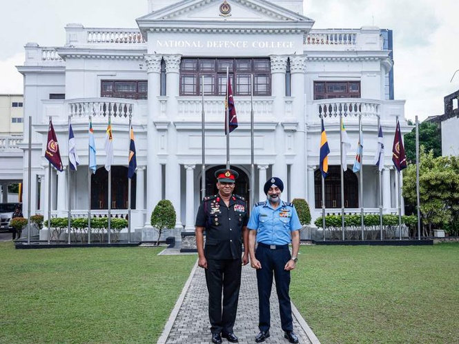 Image from: Securing the skies together: IAF Chief AP Singh charts course for 21st-century air power in Sri Lanka