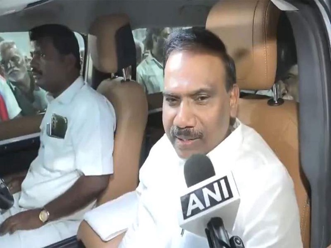 Image from: "Muttatthengu" in Politics: DMK's A Raja takes jibe at VCK, IUML leaders joining Tamil Nadu CM Vijay's cabinet