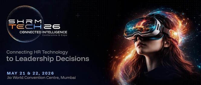 Image from: SHRM Tech26 Day 1 Spotlights ‘Connected Intelligence’ as the Future of Work, Bringing Together India’s Top HR and Tech Leaders