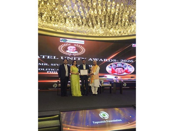 Image from: Sivaprakash M from Valady, Tamil Nadu, Honoured at Sardar Patel Unity Awards 2026 in New Delhi