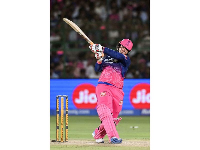 Image from: Padikkal hails RR batting sensation Sooryavanshi's "power and explosiveness" at age of 15
