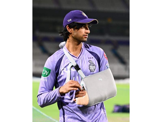 Image from: KKR batter Raghuvanshi ruled out of remaining IPL fixtures due to injury