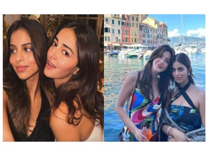 Image from: "My cutie pie suzie pie...": Ananya Panday, Shanaya Kapoor share birthday wishes for BFF Suhana Khan