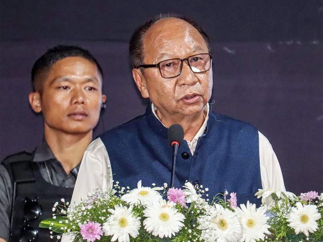 Image from: Manipur CM urges people to avoid bandhs, violence as protests continue in state