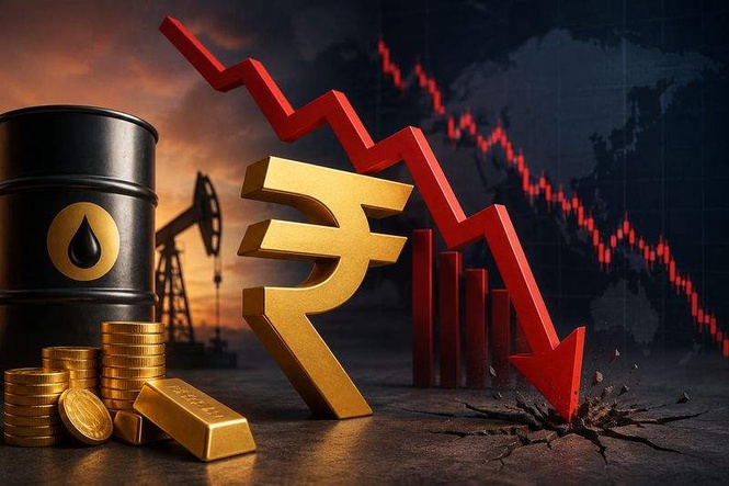 Image from: Rupee’s slide : Policymakers must do a careful balancing act