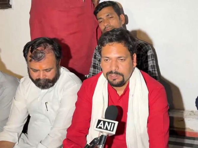 Image from: "Will not be intimidated": AAP's Sanjeev Jha after being detained during hunger strike over Pandav Kumar murder case