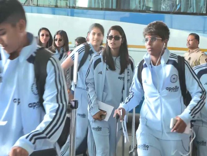 Image from: Team India depart for ICC Women’s T20 World Cup 2026 in England and Wales