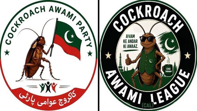 Image from: Pakistan gets its own ‘Cockroach Awami Party’ as India’s viral CJP sparks cross-border satire wave