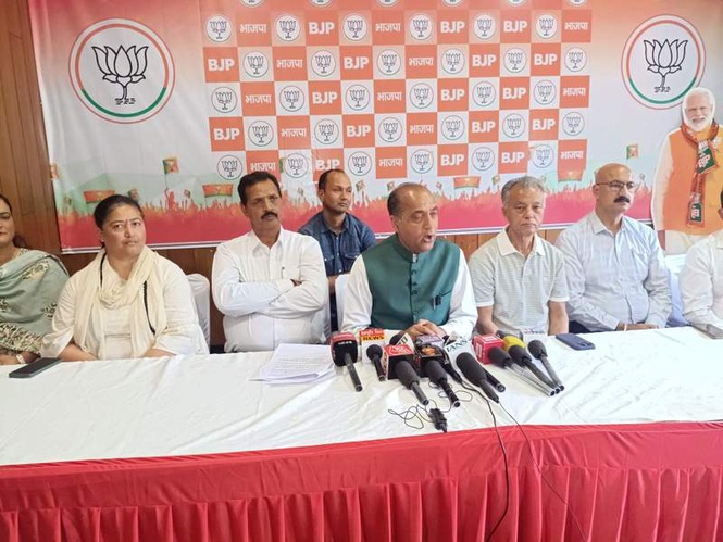 Image from: Jairam Thakur accuses Himachal govt of ‘blatant’ model code violations during local body polls