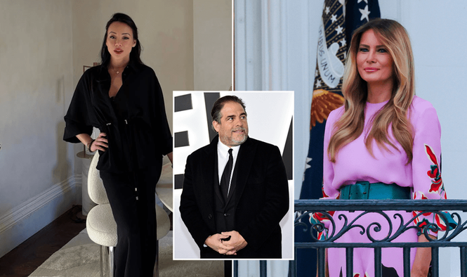 Image from: Dara Huang addresses romance rumours with director behind Melania Trump biopic