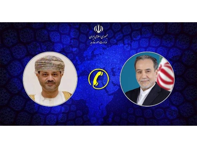 Image from: Iranian FM Araghchi, Omani FM Albusaidi discuss diplomatic efforts to 'prevent escalation of tension'