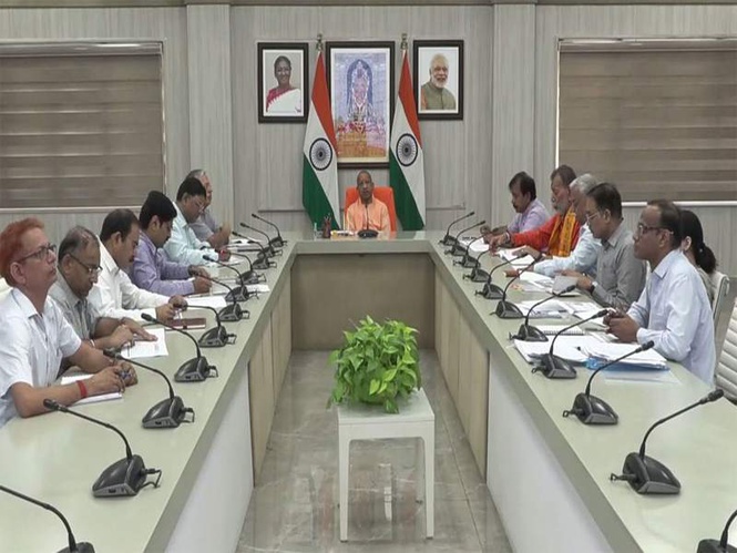 Image from: Uttar Pradesh CM Yogi Adityanath chairs meeting with Labour Department