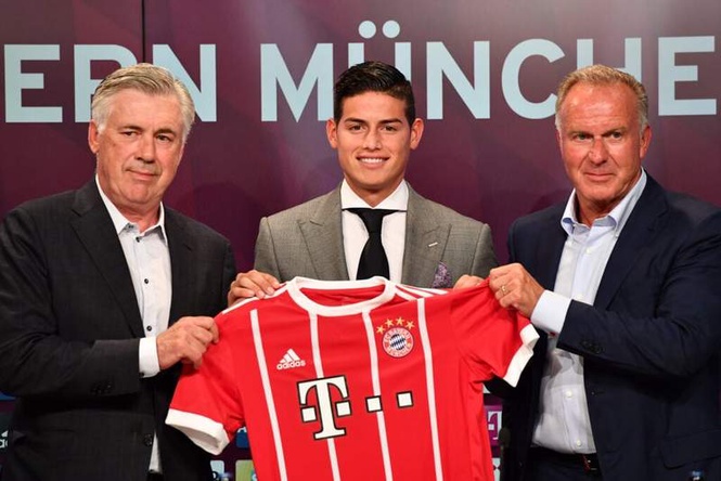 Image from: How Carlo Ancelotti talked James Rodriguez out of joining ‘dead’ Manchester United after Real Madrid