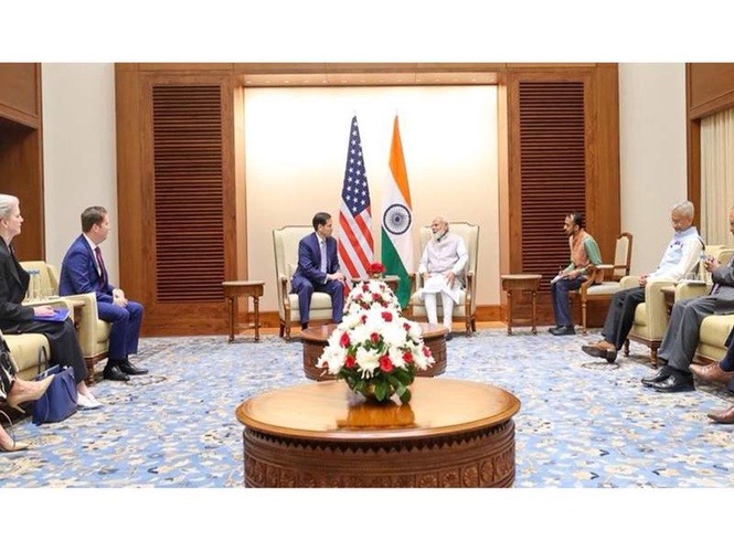 Image from: US calls India “vital partner” as Rubio holds talks with PM Modi
