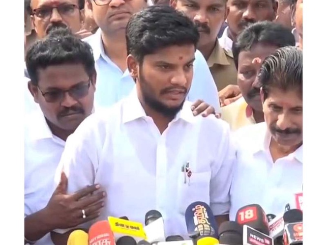 Image from: TVK stands for secularism, social justice; posts not given on caste basis: Tamil Nadu minister Ramesh