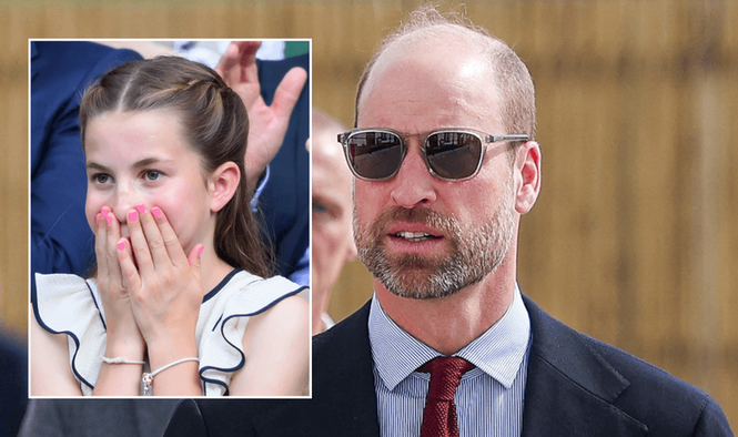 Image from: Charlotte revealed to support Chelsea following Prince William U-turn