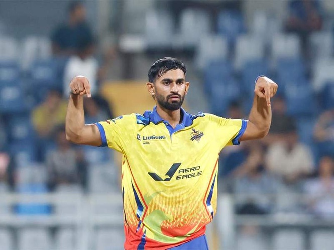 Image from: Our Goal is to win T20 Mumbai League 2026: Eagle Thane Strikers’ Sairaj Patil