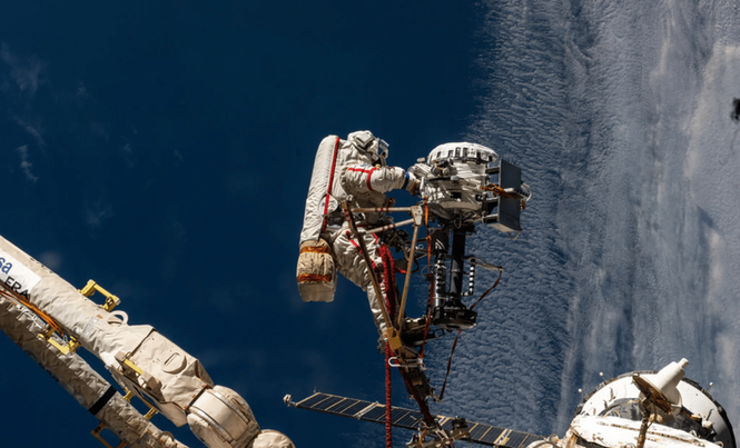 Image from: Roscosmos Cosmonauts Set For Critical Spacewalk At International Space Station