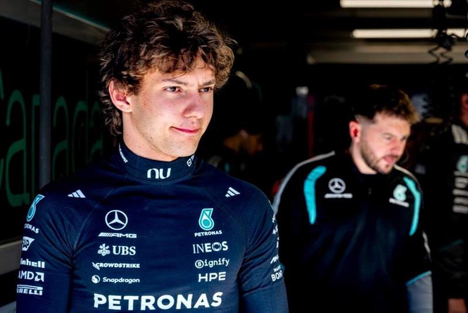 Image from: Bernie Collins poses new question about Kimi Antonelli despite Toto Wolff’s backing