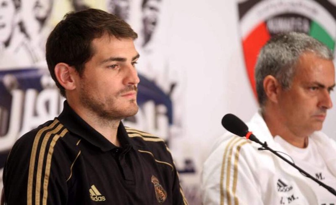 Image from: Iker Casillas throws shade at Jose Mourinho with a list of alternative options for Real Madrid