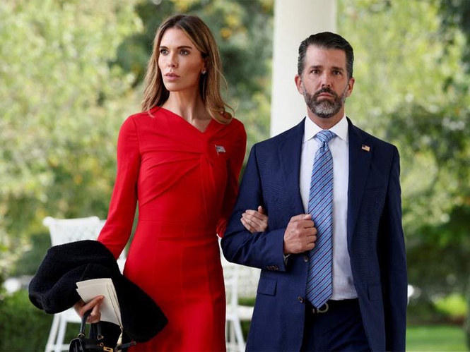 Image from: Donald Trump Jr, Bettina Anderson hold intimate Bahamas wedding with family and friends