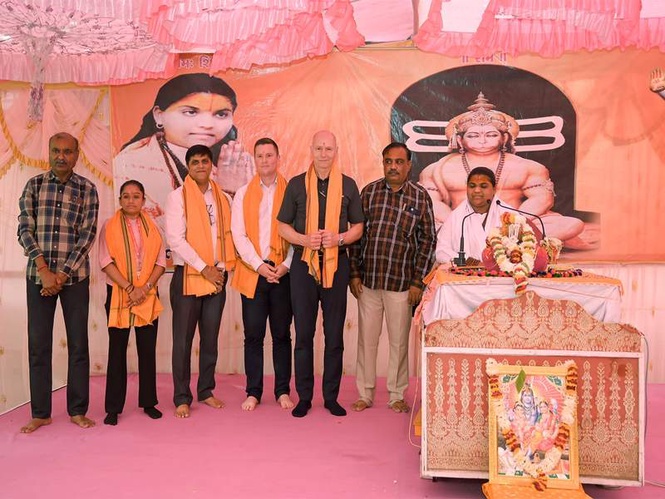 Image from: Cultural Diplomacy: German delegation attends Shiv Mahapuran Katha in Gujarat