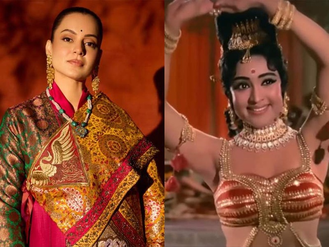 Image from: Kangana Ranaut calls Vyjayanthimala "heavenly", shares heartfelt admiration for veteran artist