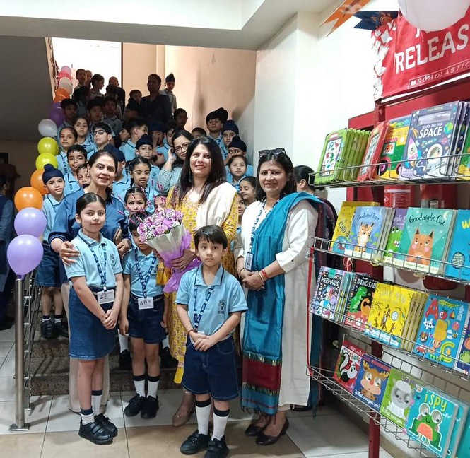 Image from: Book Fair organised at Smart Wonder School