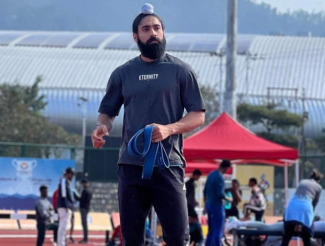 Image from: Indian Navy congratulates sailor Gurindervir Singh for record-breaking sprint