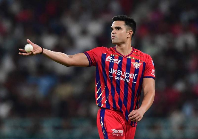 Image from: ‘Cricket tests patience…’: Arjun get thumbs up from senior Tendulkar after LSG debut