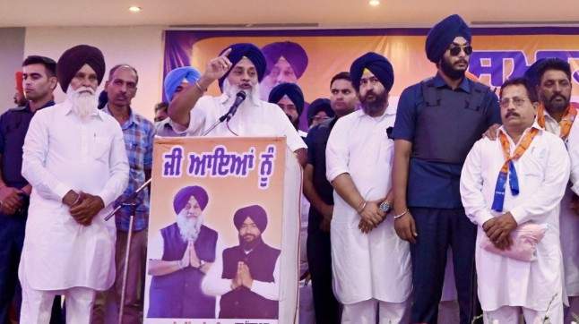 Image from: ‘No one safe in Punjab, state slipping into anarchy’: Sukhbir Singh Badal