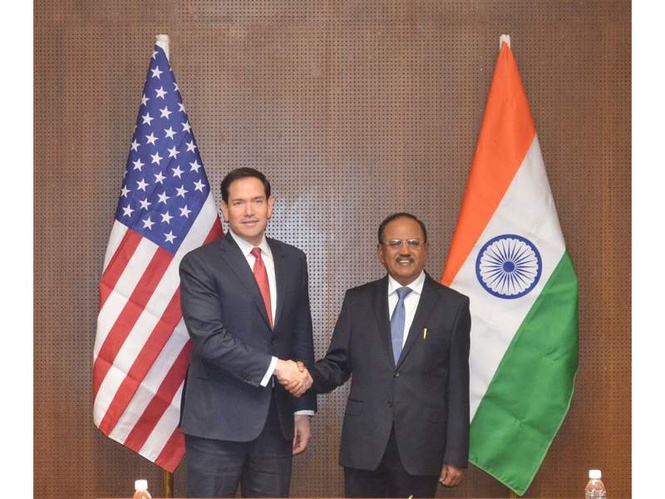 Image from: US State Secy Rubio meets NSA Doval, discusses defence, security and strategic technology cooperation including TRUST initiative