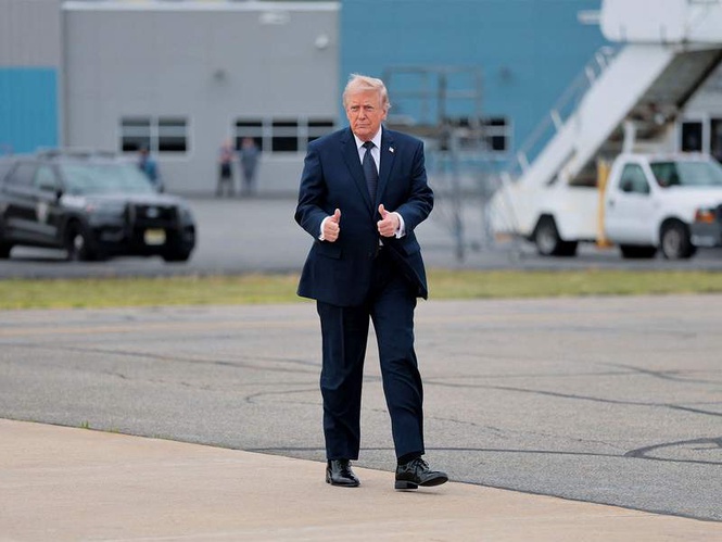 Image from: US "not to rush into a deal" with Iran: Trump says blockade to remain in "full force" until agreement reached