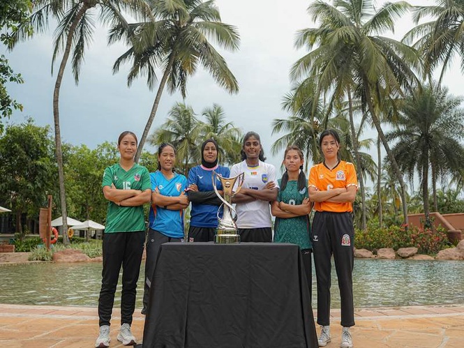 Image from: Blue Tigresses aim for winning start in SAFF Women’s Championship against Maldives