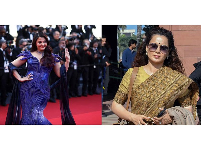 Image from: "She is not here to please you": Kangana Ranaut shuts down critics of Aishwarya Rai Bachchan's Cannes looks