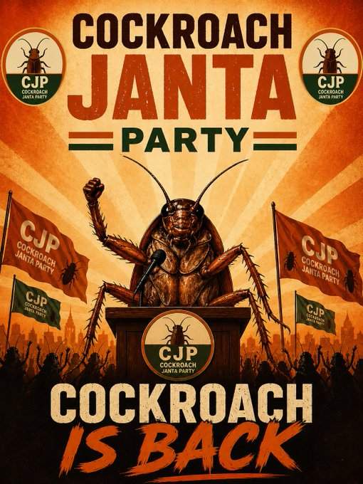 Image from: Cockroach to the fore: Protest movement should lead to introspection