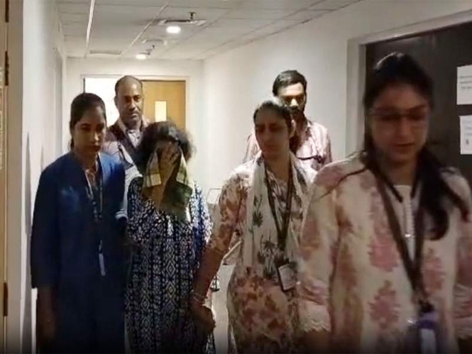 Image from: Court grants 6-day CBI custody of Manisha Sanjay Hawaldar in NEET-UG paper leak case