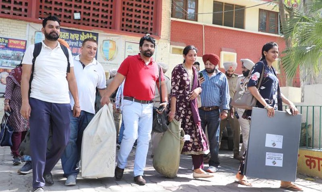 Image from: 1,200 police personnel deployed for MC, Nagar Panchayat elections in Jalandhar Rural