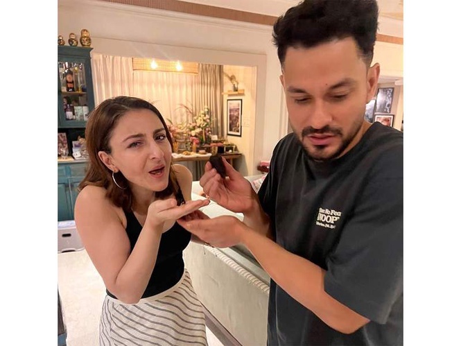 Image from: Soha Ali Khan pens precious birthday wish for her "favourite human" Kunal Kemmu